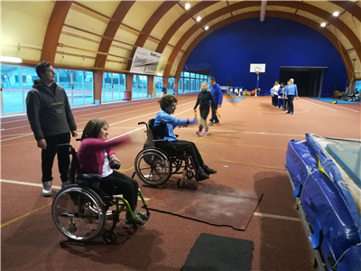 Allenamento dei RAGAZZI gruppo paralimpico