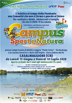 CAMPUS SPORT E NATURA(all'interno il link per il modulo d'iscrizione)