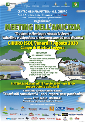 MEETING DELL'AMICIZIA l'articolo delle atlete e il 