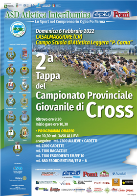 circuito cross provinciale su 3 prove