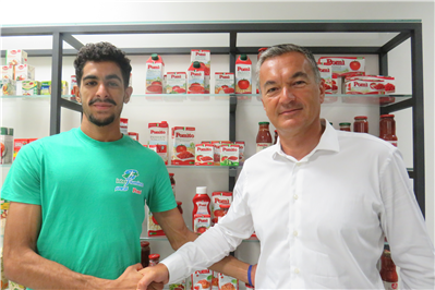 Elmehdi,visita agli Sponsor