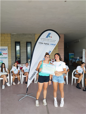 Grande festa all ASD ATLETICA INTERFLUMINA è più Pomì: premiate le giovani atlete